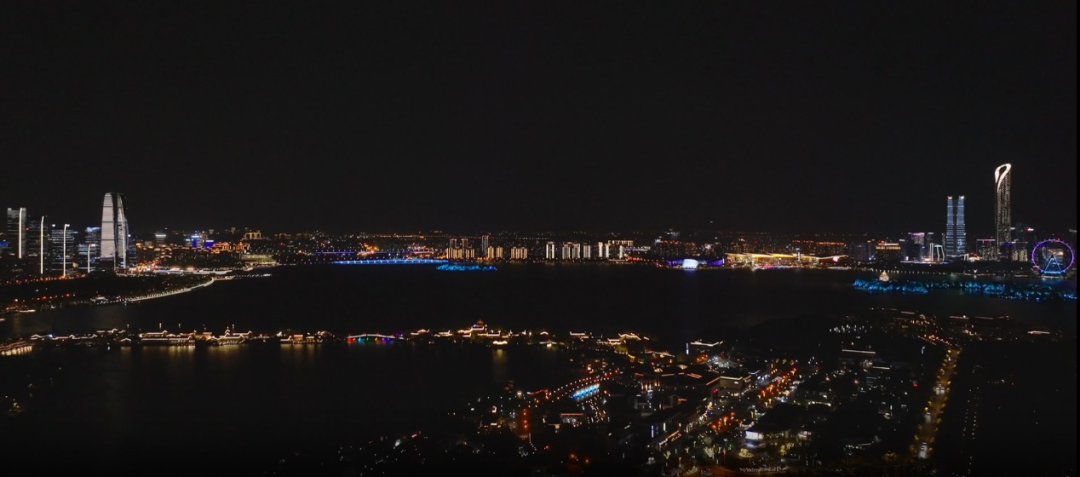 金鸡湖夜景全